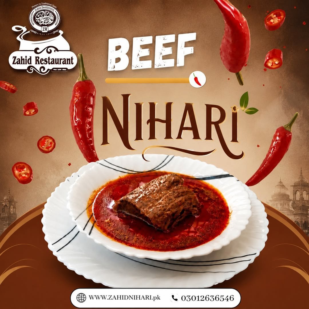 Nalli nihari close up